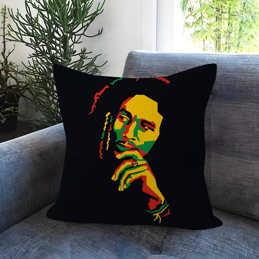 Классические Боб Марли и T-The Wailers Наволочка Чехол на Подушку для Дивана Декор Комнаты Подарок для Детей