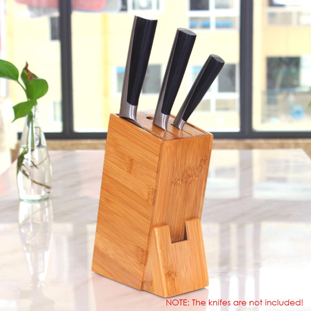 Kitchen Knife Holder Shelf Rack Storage Knife Block Toolframe Cutting Tool Stand for Chef Knife Set