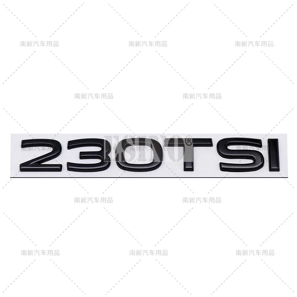 AABIO1 New Styling 3D 230 280 330 380 TSI Metal Alloy Adhesive Emblem Rear Trunk Badge Fender Sticker Car Body Decal for Volkswagen