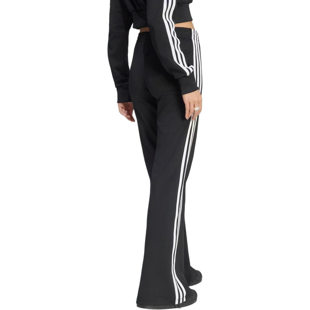Adidas Originals Striped Flared Pocket Knit Sports Pants Women bottoms KQ6424