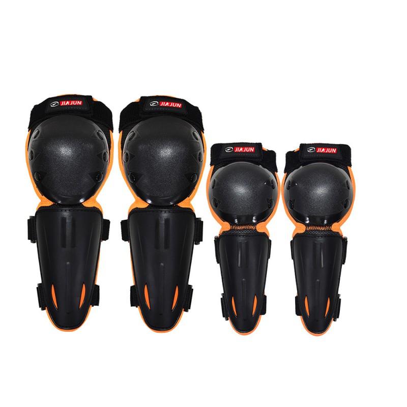 Kids Motorcycle Bike Knee Elbow Pads Set Scooter Off-Road Cycling Protective Gear
