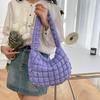 Fashionable Underarm Bag New Cloud Bag Niche High-end Shoulder Bag Down Bag Women Large Capacity Pleated Bubble Bag