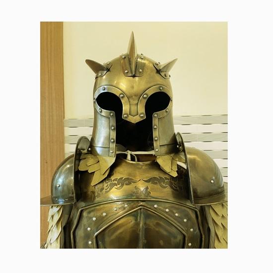 Битва XV века LARP Доспех воина Королевская гвардия Полудоспех Рыцарский полудоспех Убийца королей Джейме Ланнистер Доспех Костюм на Хэллоуин