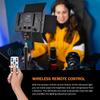 Двухцветный RGB светильник для фотосъемки 36 Вт Светодиодная панель 352 шт. Светодиодные бусины 3200K5600K с регулируемой яркостью DCNP