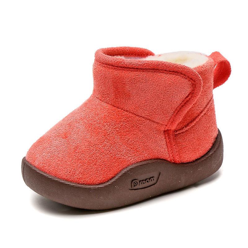 Ботинки для малышей, зимние, для мальчиков и девочек, теплые детские зимние ботинки, плюшевые, мягкие, для младенцев, кроссовки для улицы, детская обувь для новорожденных