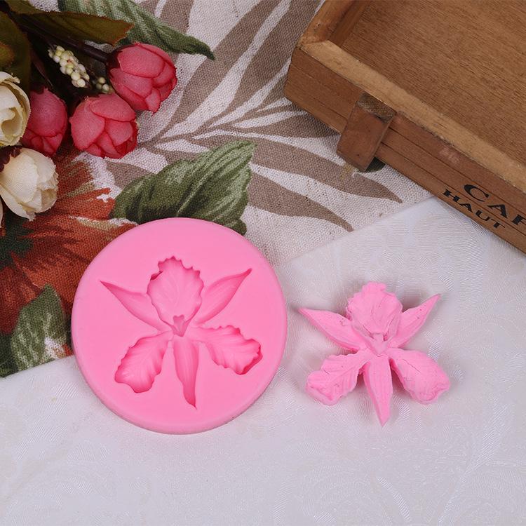 Форма для мыла ручной работы, силиконовая форма для помадки с цветком, сделай сам, форма для украшения шоколадного торта, ювелирных изделий