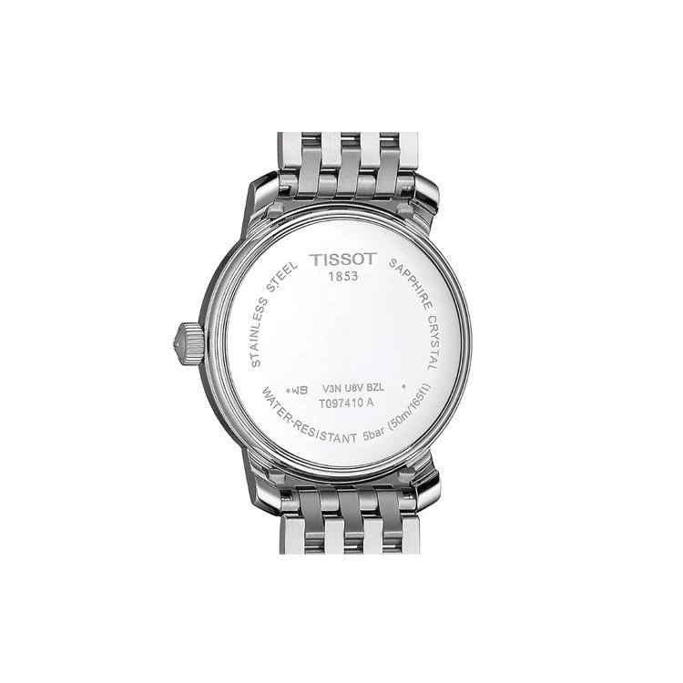 Tissot Коллекция Harbor Кварцевый механизм Водонепроницаемость 50 метров Мужские часы Часы 40 мм Черный циферблат T097.410.11.058.00