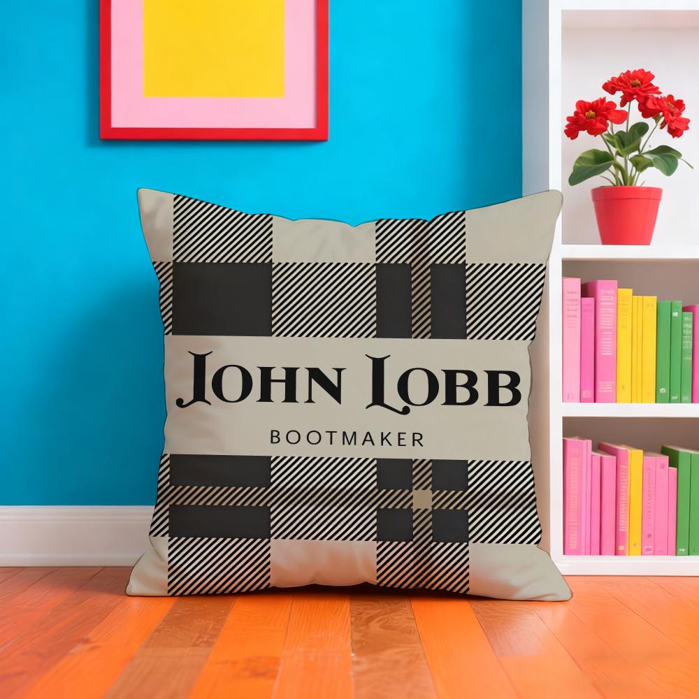 John Lobb BBootmaker BRAND Pillow Case Pillow Case Plush Fabric Soft Double Sided Print Home Sofa High Quality Cushion