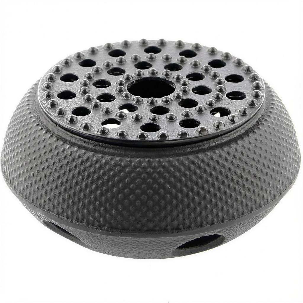 Black Cast Iron Heater Ø 14.7 Cm For Heating Solid For Candles