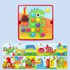 Cute Jigsaw Board Toy Cartoon Animal Color Matching Puzzles  Baby Development