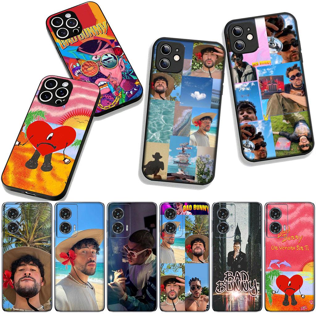 Чехол для телефона Bad Bunny для Apple iPhone 16 15 14 Plus 13 12 Mini 17 Pro Max + ProMax 16E Air 16+ Корпус