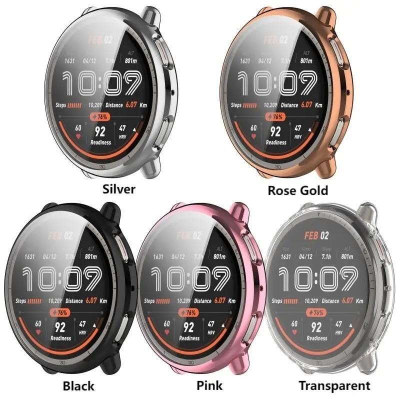 Покрытие ТПУ Полный Чехол-Крышка для Умных Часов Amazfit Active2 Ремешок Защитный Мягкий Бампер Чехол Huami Аксессуары