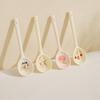 Ceramic Soup Spoon Cereal Spoon Cute Household Tableware Painted Coffee Spoon