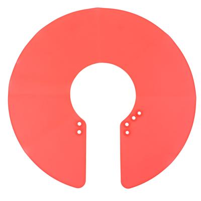 Силиконовый воротник для стрижки волос с магнитной фиксацией и защитой от окрашивания. Ошейник для шеи.