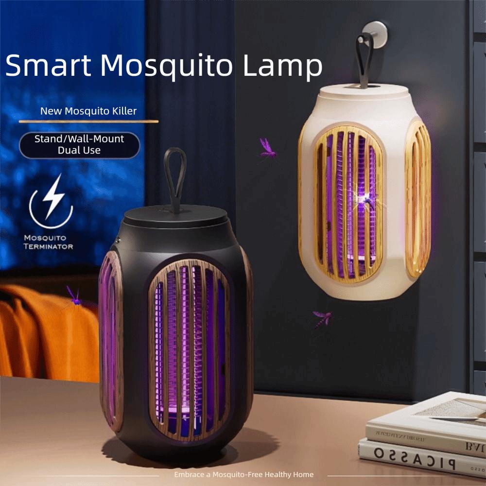 Cordless Shock Bug Zapper USB Charging Insect Fly Trap Effective Electric Mosquito Lamp Garden