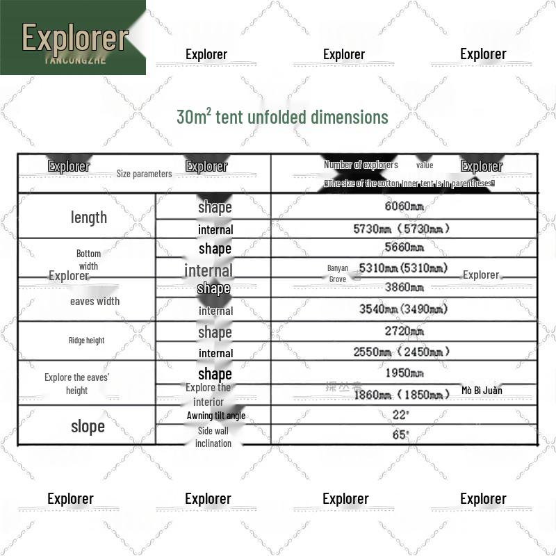 Explorer Series Large Foldable Outdoor Command Tent