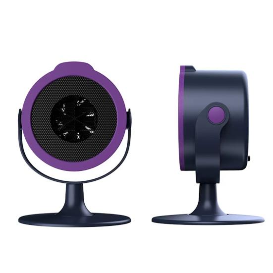 Портативный настольный обогреватель 220 В, энергосберегающий, быстро нагревающийся, мини-обогреватель с вращением на 360 градусов и защитой от перегрева.