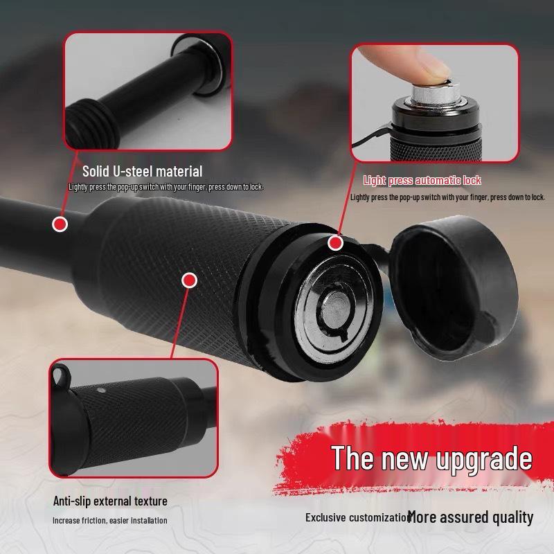 Универсальный фиксатор сцепного устройства Замок для фаркопа прицепа с антикоррозийным ремешком и 2 ключами для защиты от кражи