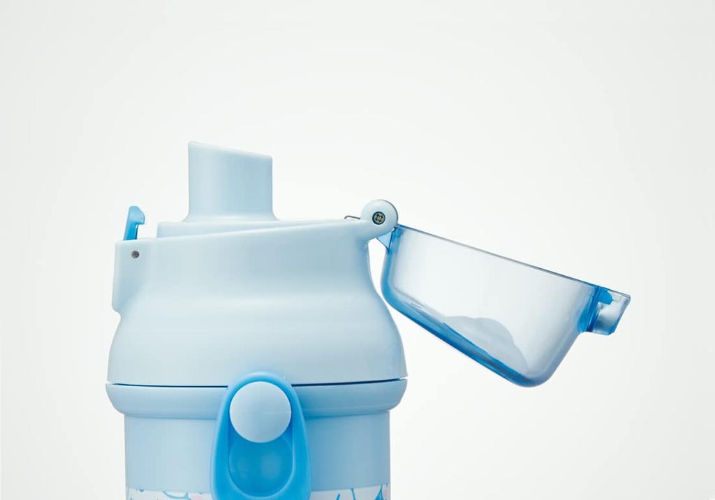 Бутылка для питья Skater Water Direct Dishwasher, 480 мл, Пластик, Однокнопочное Открытие, Безопасная, Произведено в Sanrio Ushirou, Для Детей, Cinnamoroll, Япония,