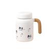 Cute Large-Capacity Thermos Cup for Girls, High Aesthetic Portable Tea Infuser Cup, Stainless Steel for Students