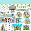 Красочные товары для тематической вечеринки Little Baby Bum, чтобы украсить празднование дня рождения детей