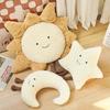 Cute Cartoon Sun Moon Star Stuffed Pillow Hip Protective Buttocks Cushion for Office Chair