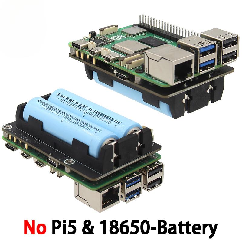X1200 Плата расширения управления питанием ИБП для Raspberry Pi 5 Модуль источника бесперебойного питания 18650