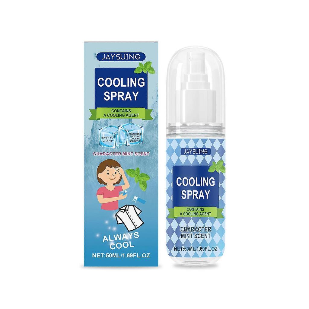 Summer cooling spray summer portable outdoor body spray refreshing non-sticky 50ml