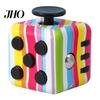 Anxiety Relieving Cube Stress Relief Mini Toy Portable Six-Sided Travel Home Office Worker Silent Calming Sensory Desk