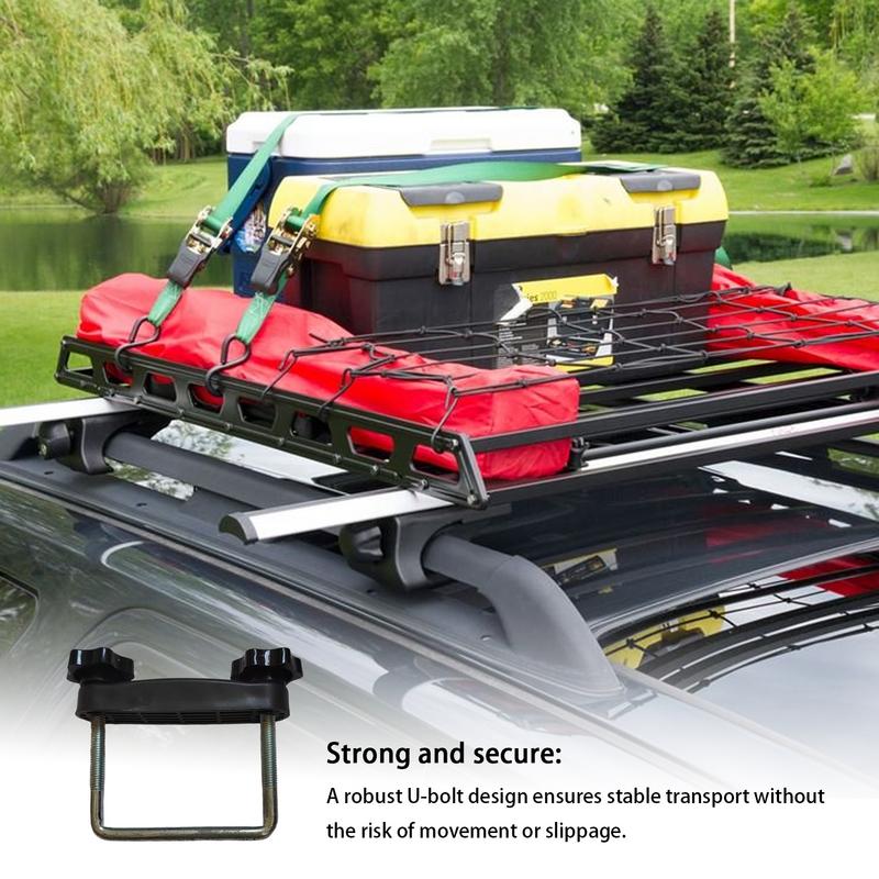 Зажимы для багажника Зажимы для багажника на крыше Зажимы для болтов-скобов Аксессуары для багажника Инструменты Монтажные гайки Металлические зажимы для U-образных кронштейнов