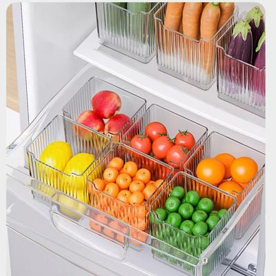 3 шт. органайзер для холодильника, контейнеры для хранения продуктов в холодильнике, прозрачный ящик для хранения приправ, кухонный органайзер для хранения в холодильнике