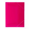 Marbig A4 Brights Soft Touch Document Wallet (Pink)