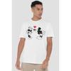 Disney Mens Mickey & Minnie Mouse Kiss Sketch Valentine`s Day T-Shirt