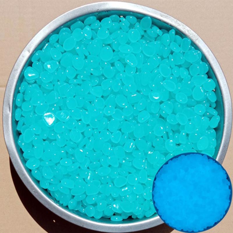 100 шт./пакет смешанные цвета наружные светящиеся камни светятся в темноте садовая галька