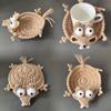 Handmade Crochet Animal Coaster: Heat-Resistant, Anti-Scald Dining Table Pad