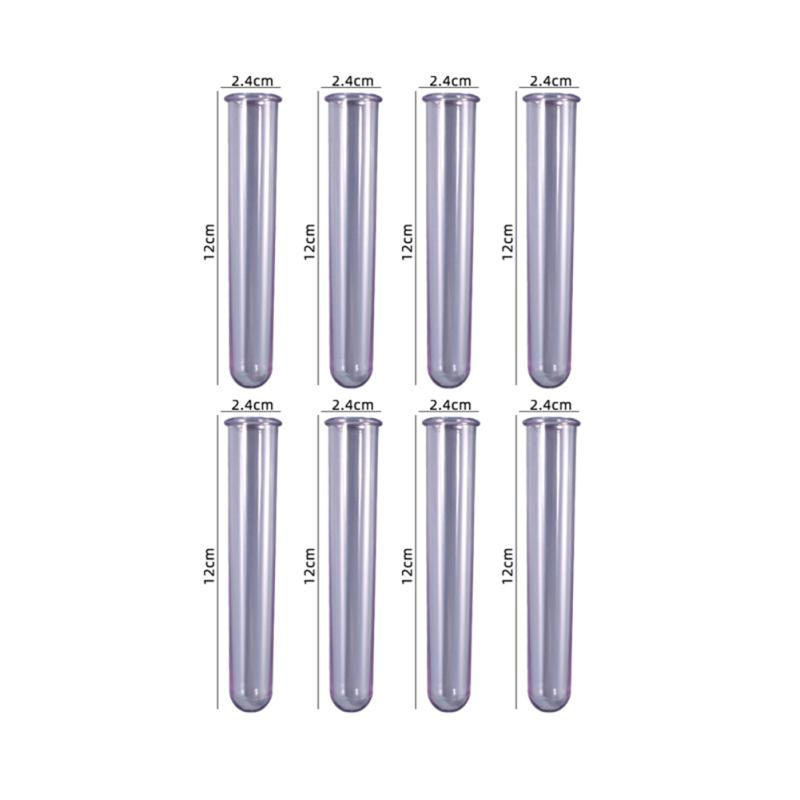 Силиконовая форма для литья смолы с пробирками для гидропоники/цветов, домашнего офиса, рабочего стола