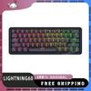 Клавиатура Waizowl Lightning60 с магнитным переключателем, проводная, с возможностью горячей замены, настраиваемая прокладка, игровая клавиатура Valorant, аксессуары для ПК-геймеров, подарок