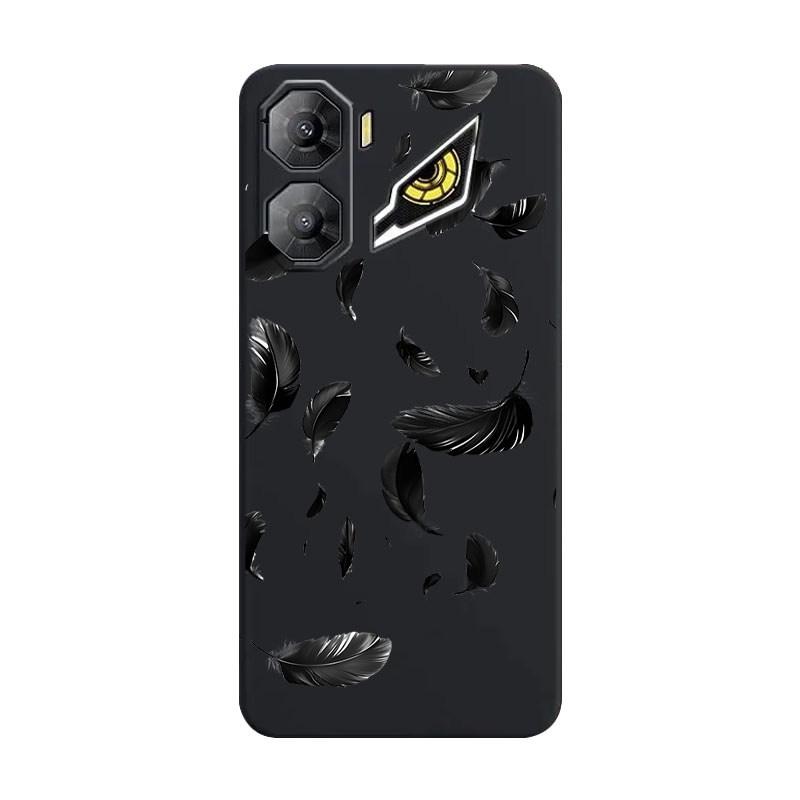 For Nubia Neo 3 5G Cartoon Pattern Shockproof Silicone Soft Cover For Nubia Neo 3 Flower Vintage Style TPU Bumper Back Cover
