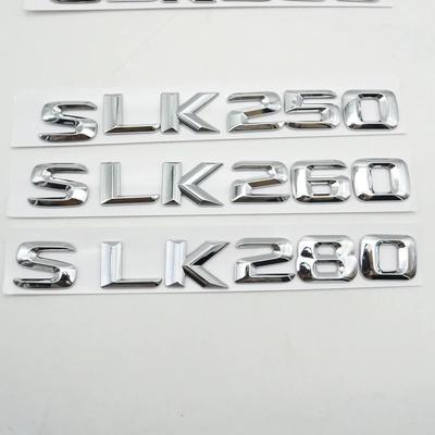 ABS Задняя крышка багажника Эмблема Номер Буква для Mercedes-Benz R170 R171 R172 SLK32 SLK63 SLK55 SLK200 SLK220 SLK230 SLK250 SLK260