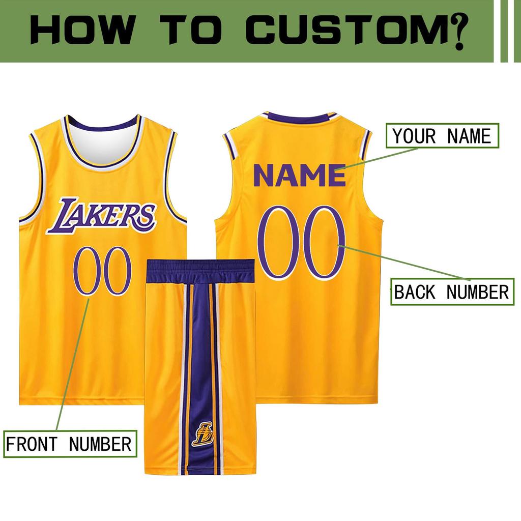 Basketball Name/NumberCustom Clothes Mans Basketball Suit Classic Tops + Pants Basketball Jerseys Suit Set