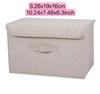 Collapsible Storage Box With Lid Multi Functional Clothe Underwear Socks Organizer Foldable Sundries Storage Basket For Wardrobe