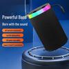 Высококачественная беспроводная Bluetooth-колонка с семицветной подсветкой, портативная, со слотом для карт, сабвуфер Super Bass W16