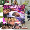 Модная Хип-хоп певица J-Juice WRLD Фланелевое одеяло для взрослых и детей Декоративное одеяло для дивана-кровати Портативное одеяло Подарок