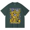 230 Gsm 100% Cotton Saint Seiya V21 Gemini Print Unisex Heavy Cotton T Shirt