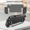 TPU Case for Nintendo Switch 2 Protective Case Sleeve Shockproof for Switch 2 Ergonomic Handle Grip Cover with Stand