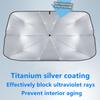 Car Sun Shade Protector Parasol Auto Front Window Sunshade Covers Car Sun Protector Interior Windshield Protection Accessories