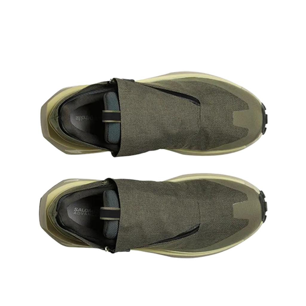 SALOMON Кроссовки мужские Odyssey ELMT Advanced Olive Night Hay Зеленые Глубокий лишайниково-зеленый L47384900