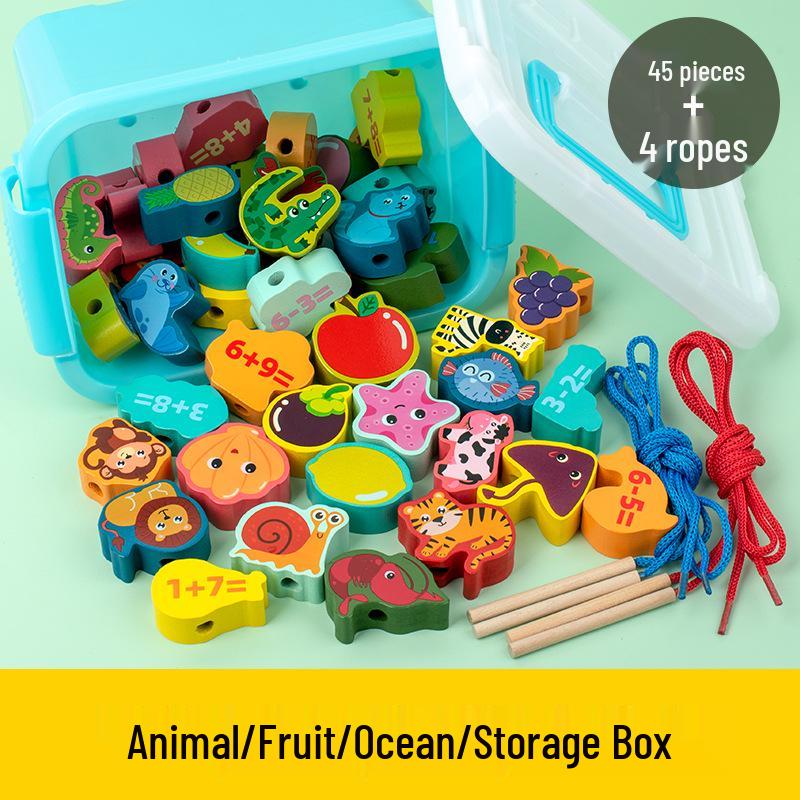 CPC Игрушка-бусины для развития мелкой моторики у детей: Детские нанизывание и концентрация блоки