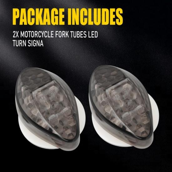 4PCS Motorcycle LED Turn Signal Flowing Light Universal For 12V Motorcycles EOOK