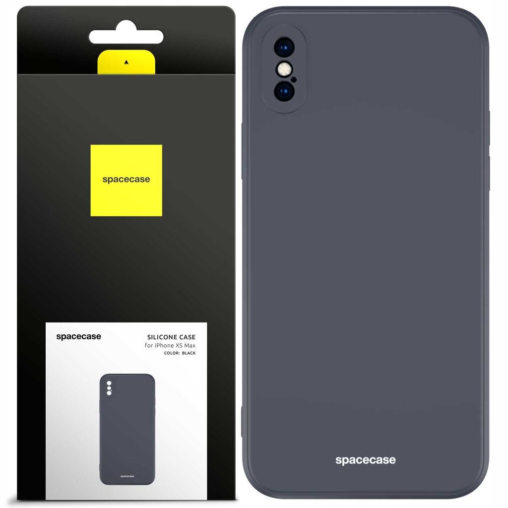 Sc Silicone Case Iphone Xs Max Black